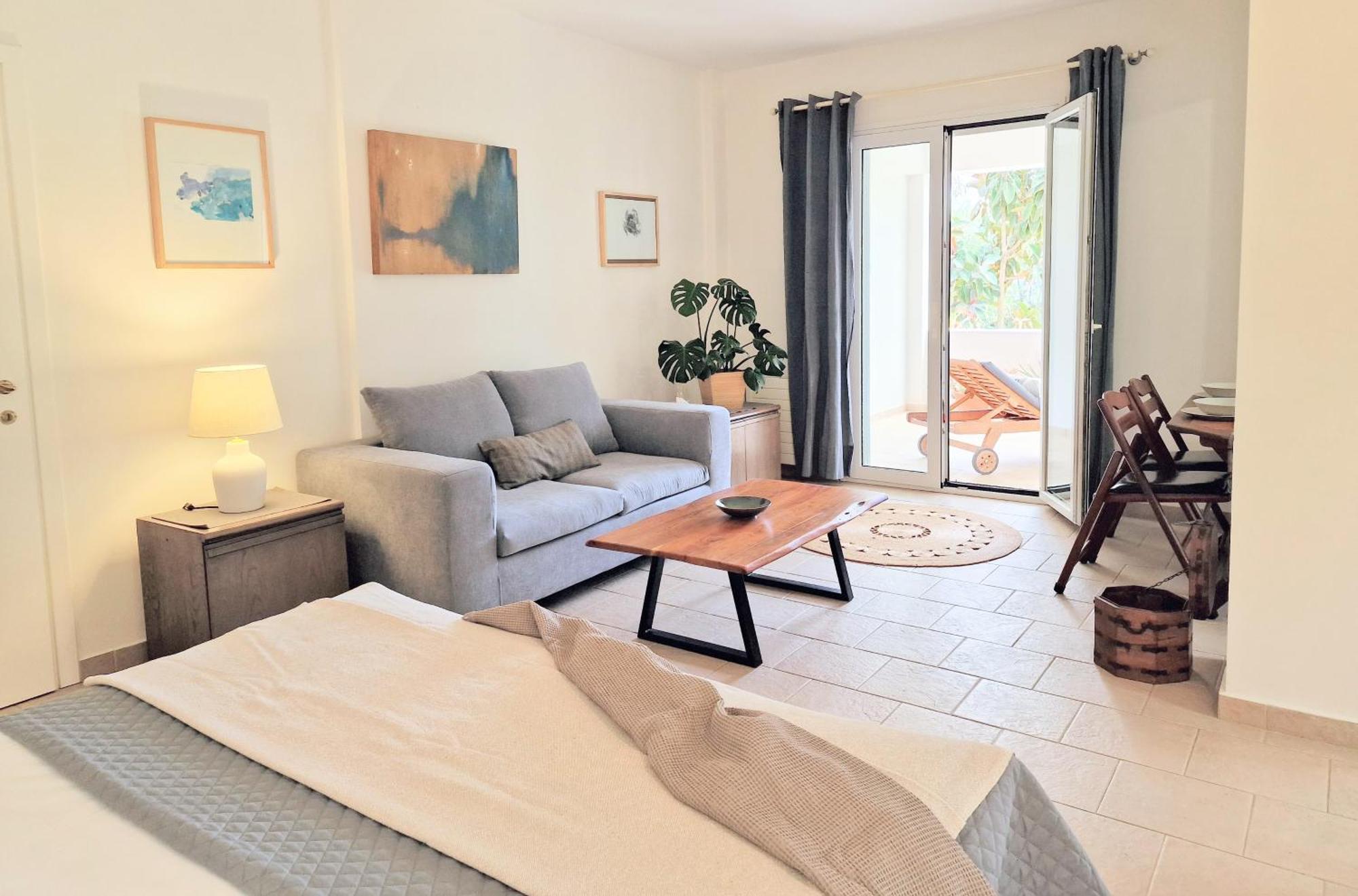 Kalamies - Secluded Beach Apartments Skala  Екстер'єр фото